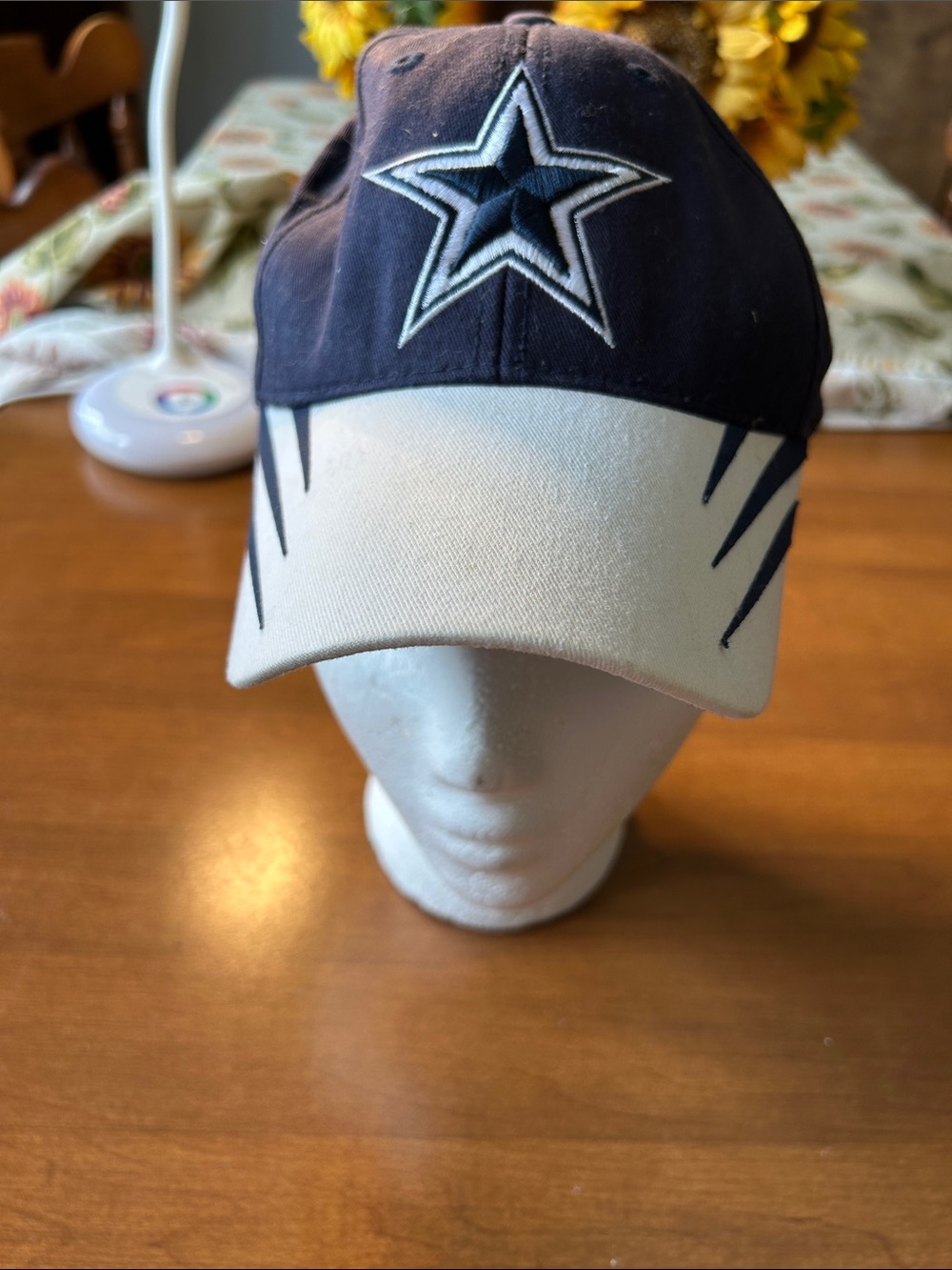 Dallas Cowboys Navy and White Star Baseball Cap